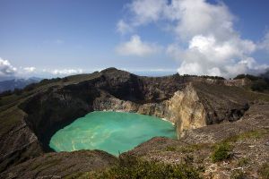 Crater Lakes at  Kelimutu 